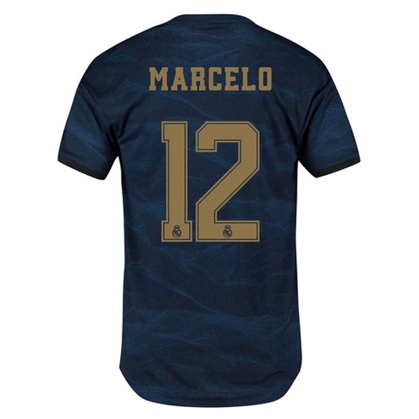 Camiseta Real Madrid NO.12 Marcelo 2ª Kit 2019 2020 Azul